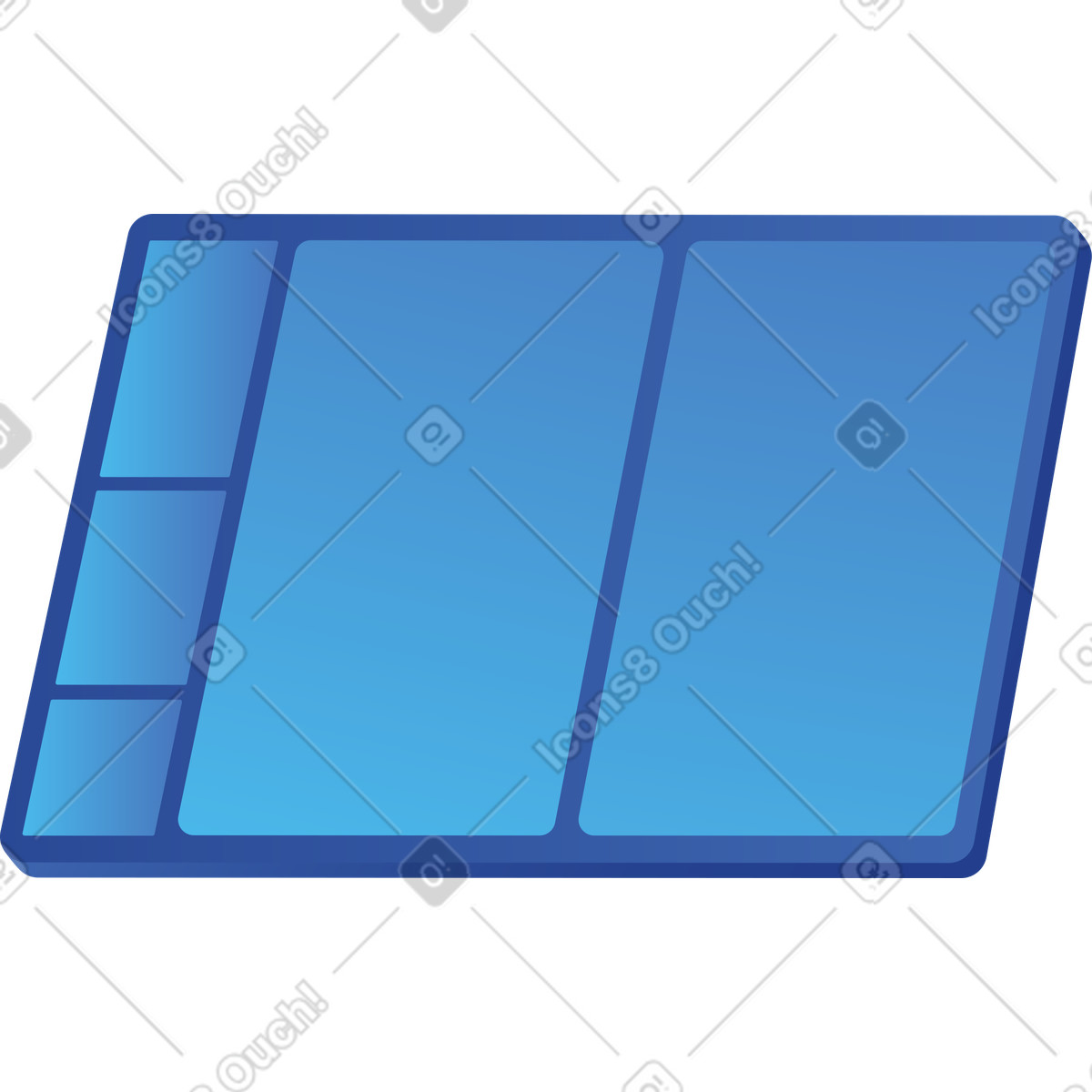 Ilustración Placa base en estilo Quantum a descargar en PNG y SVG