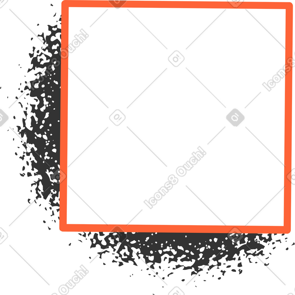 Piazza illustrazione in stile Crayon scarica in PNG, SVG