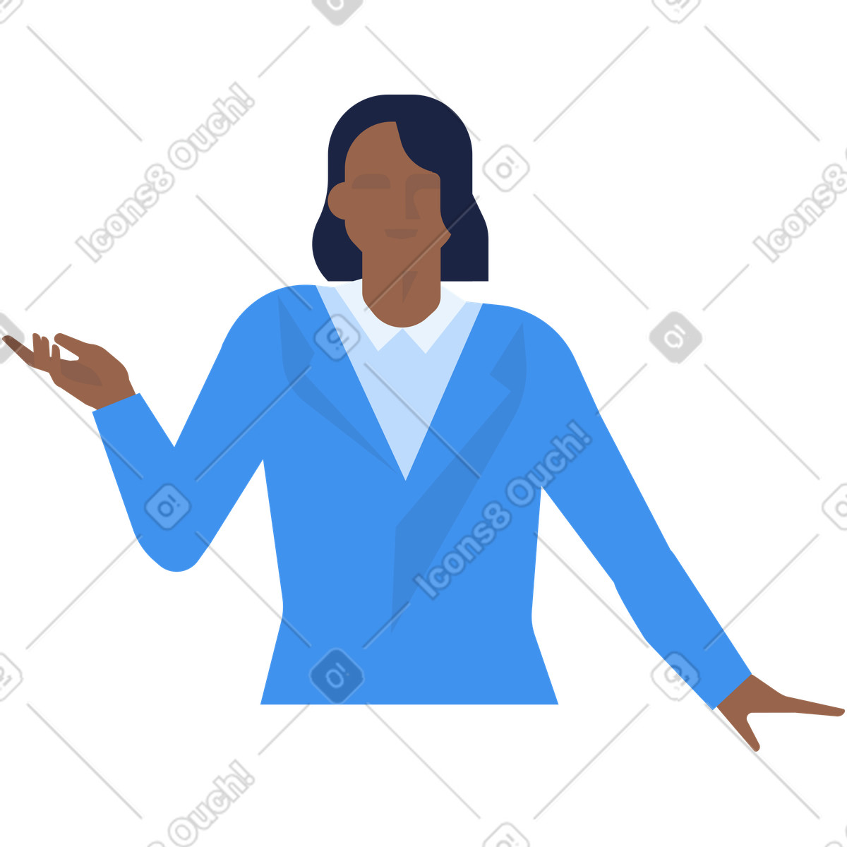 下载 Urban 风格的 女政治家 插画，支持 PNG、SVG 格式