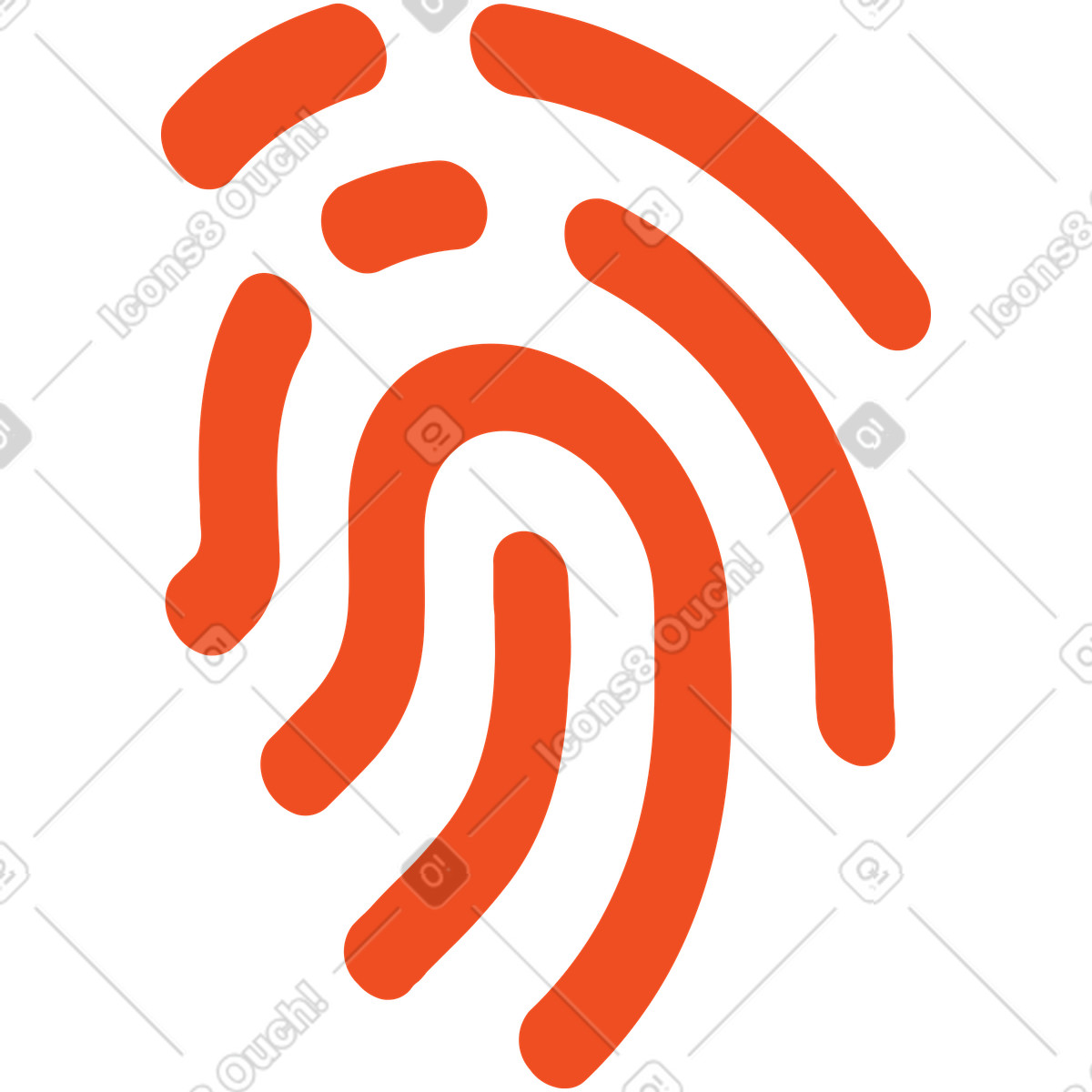 Flame 스타일의 지문 일러스트레이션 PNG, SVG 다운로드