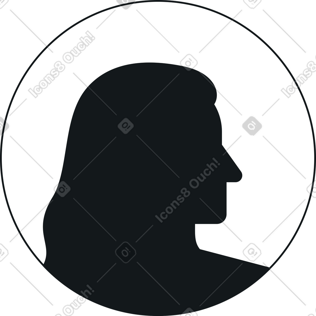 Ilustração de Avatar pessoa em no estilo Midnight para baixar em PNG, SVG