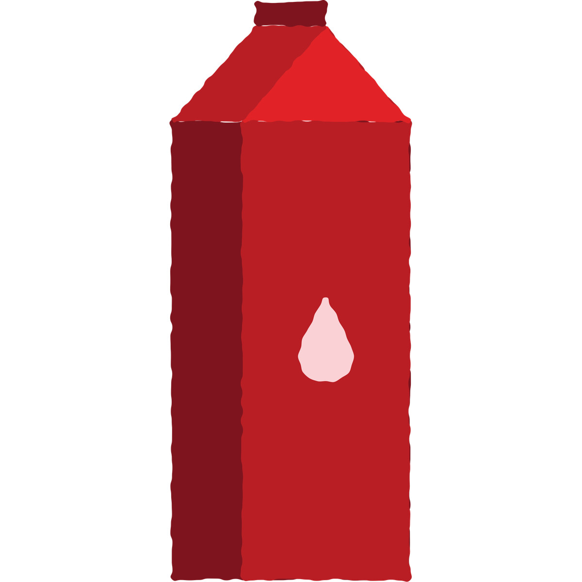 Cherry スタイルの Milk carton のイラストをPNG、SVG形式でダウンロード