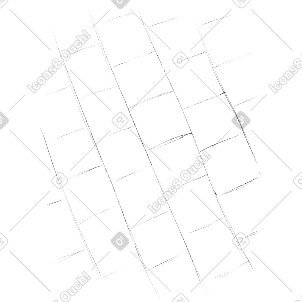 Black tile lines illustration in Moments style download in PNG, SVG