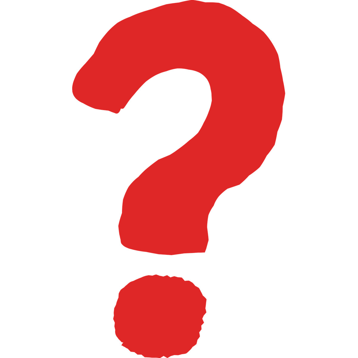 Question mark illustration in Cherry style download in PNG, SVG