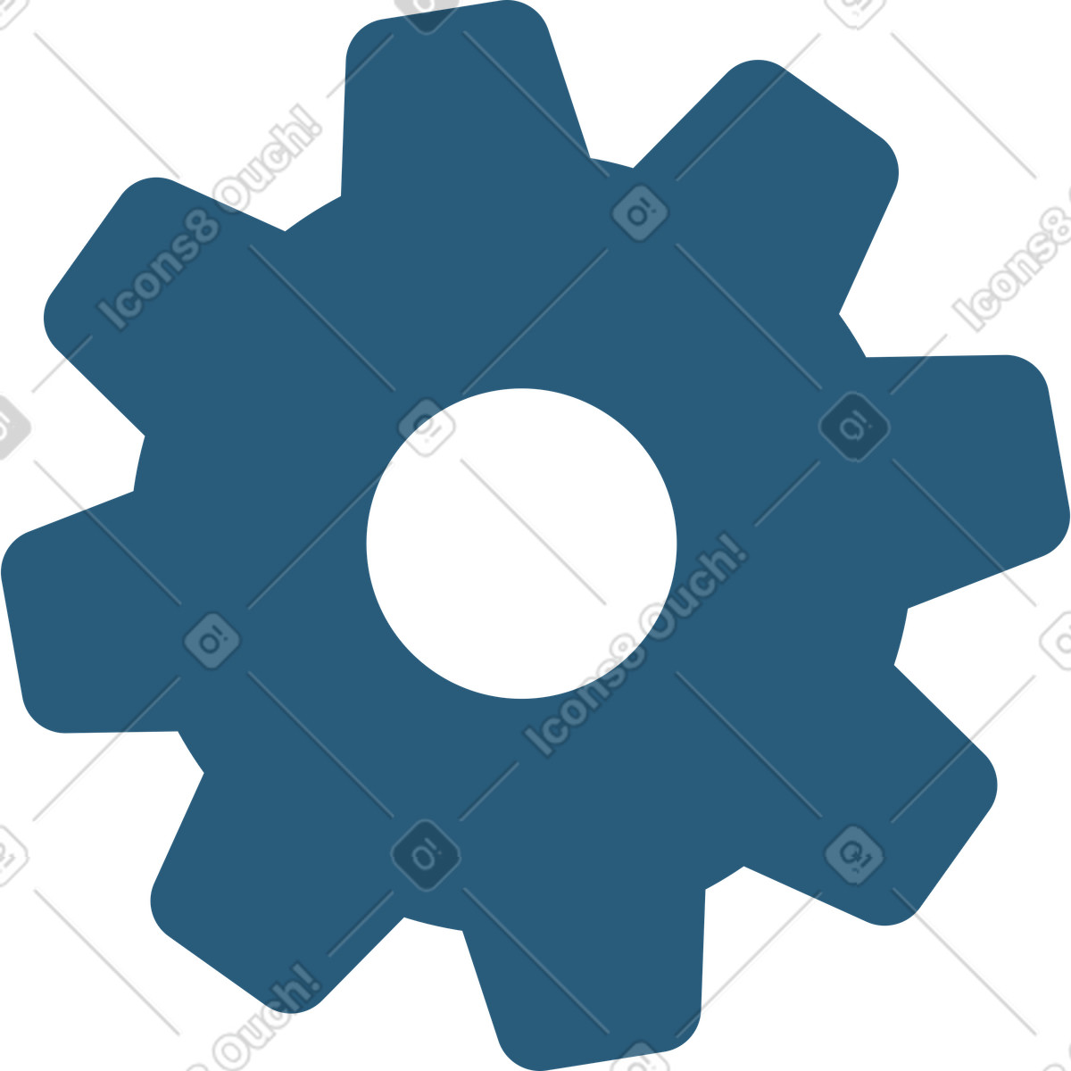Ritzel-Illustration im Lagom-Stil als Download in PNG, SVG