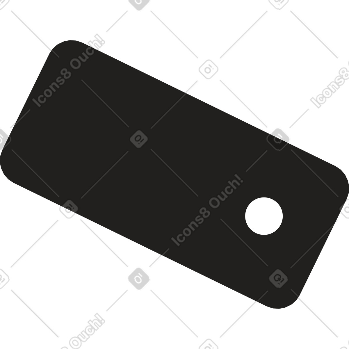 Ilustración Teléfono en estilo Dazzle Line a descargar en PNG y SVG