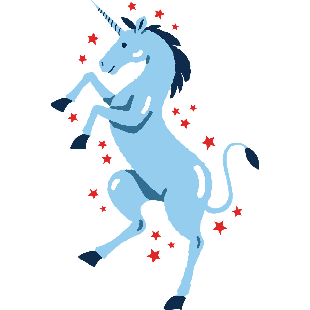 Cherry スタイルの Magic unicorn のイラストをPNG、SVG形式でダウンロード