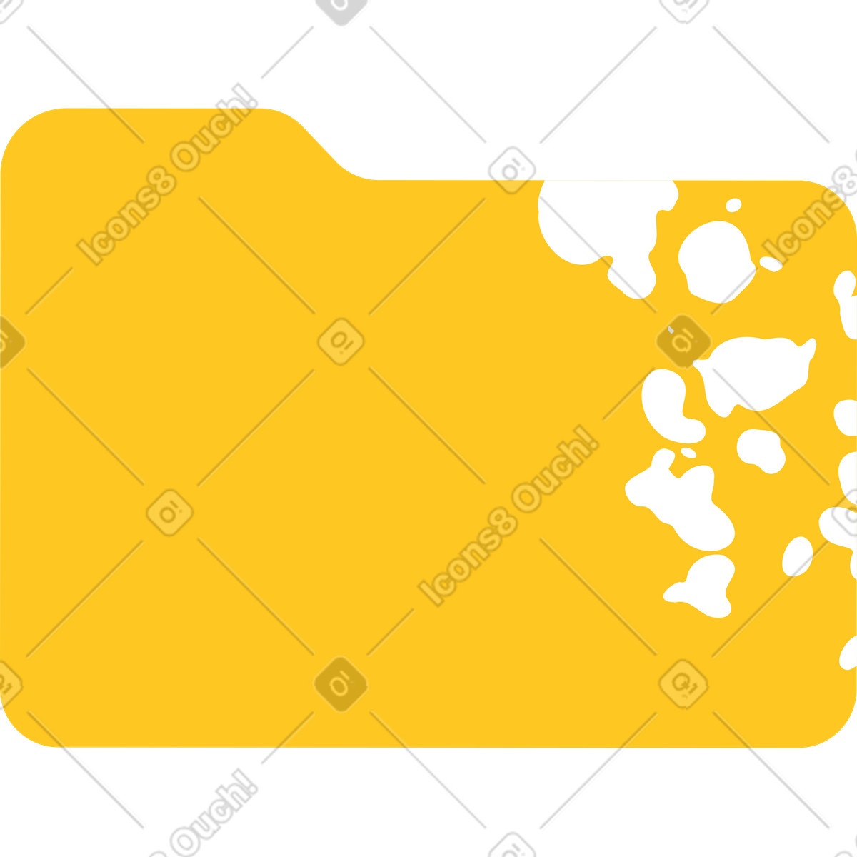 Ordnersymbol-Illustration im Bright-Stil als Download in PNG, SVG