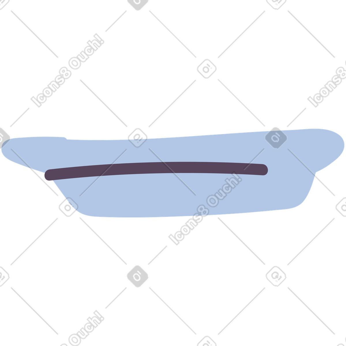 Ilustração de Prato em no estilo Pluto para baixar em PNG, SVG