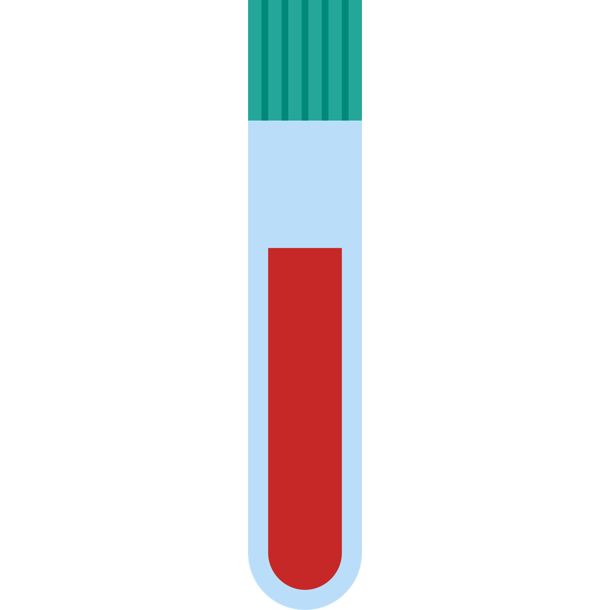 Иллюстрация Lab test tube green cap в стиле Fogg — скачать в форматах PNG, SVG