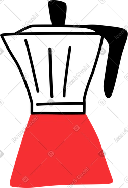 간헐천 커피 메이커 PNG, SVG