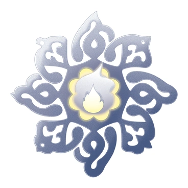 A detailed mandala design that integrates elements of fire and water. The outer sections of the mandala feature intricate flame shapes, radiating warmth and movement. Surrounding these flames are flowing water patterns, with waves curling elegantly around the fiery elements. The center of the mandala showcases a balanced fusion of both fire and water, with swirling motifs that connect the two forces seamlessly. The composition includes repetitive geometric patterns that enhance the overall harmony of the design, conveying a sense of unity between the contrasting elements.