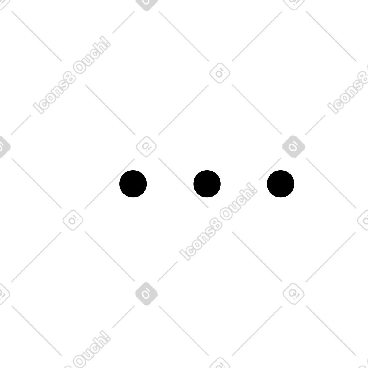 Ilustração de Bolha com reticências em no estilo Wavy para baixar em PNG, SVG
