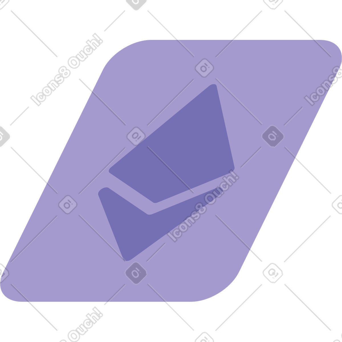 Illustration Icône éthéré dans le style Coworking à télécharger aux formats PNG, SVG