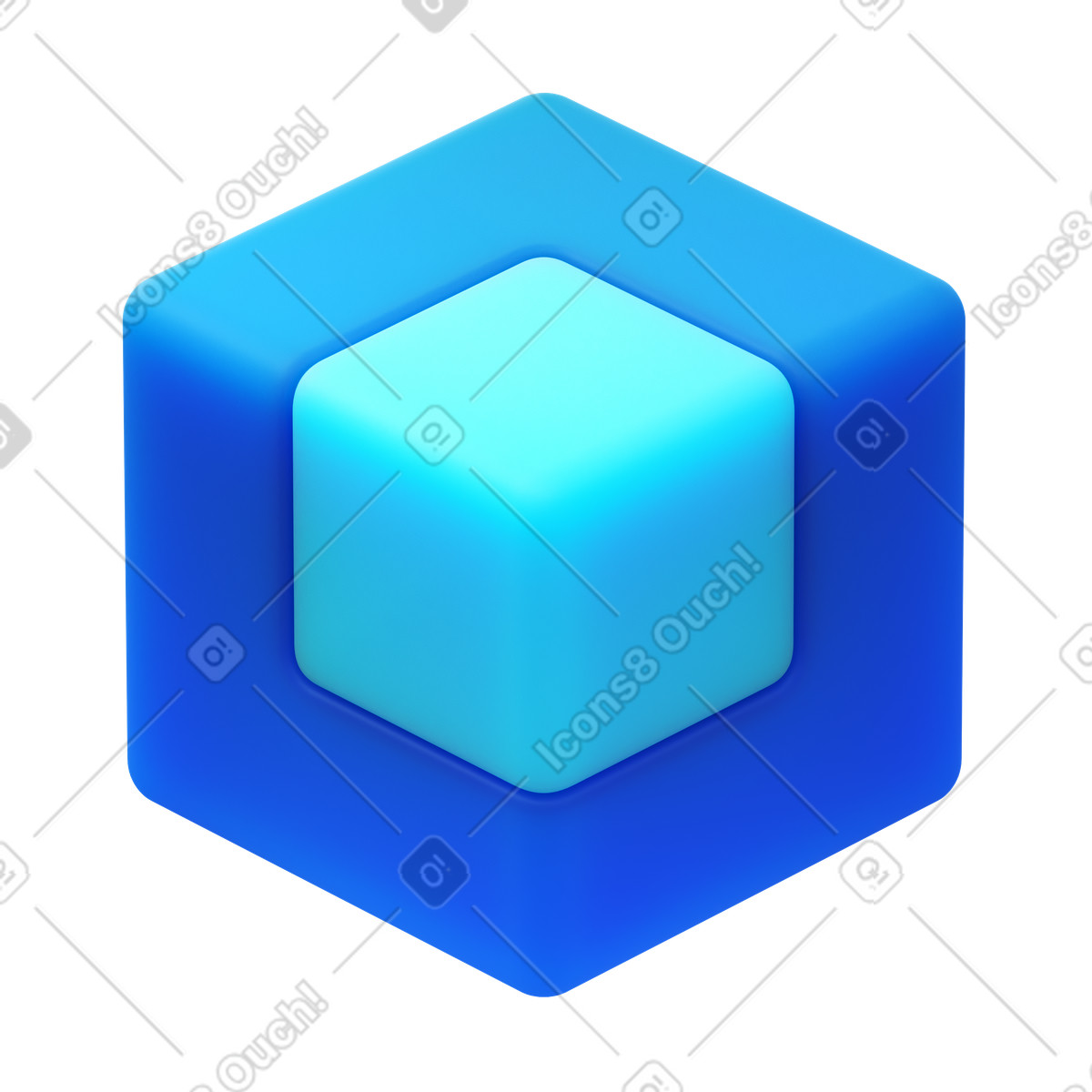 Module illustration in 3D Fluency style download in PNG, SVG