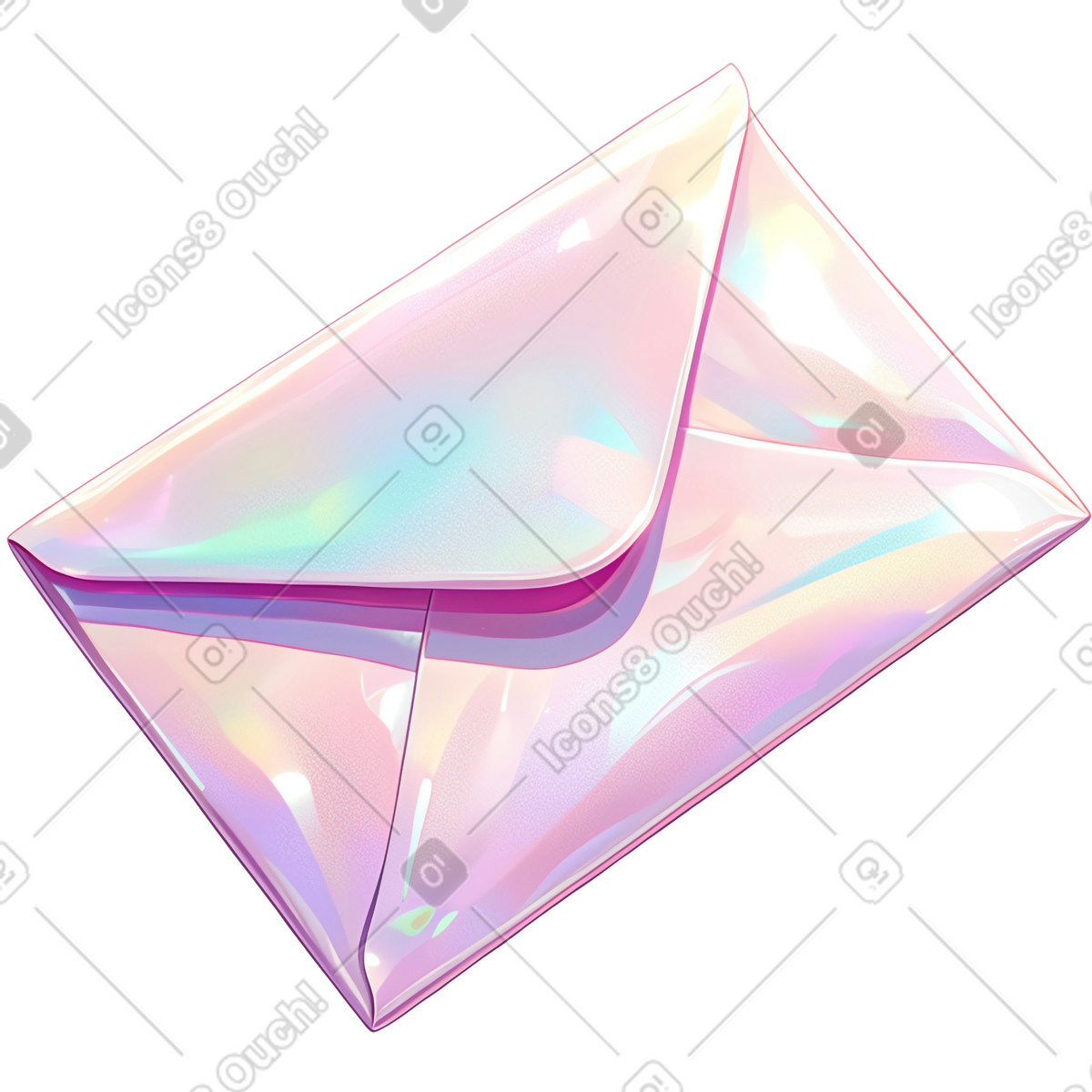 Envelope illustration in Glazy style download in PNG, SVG