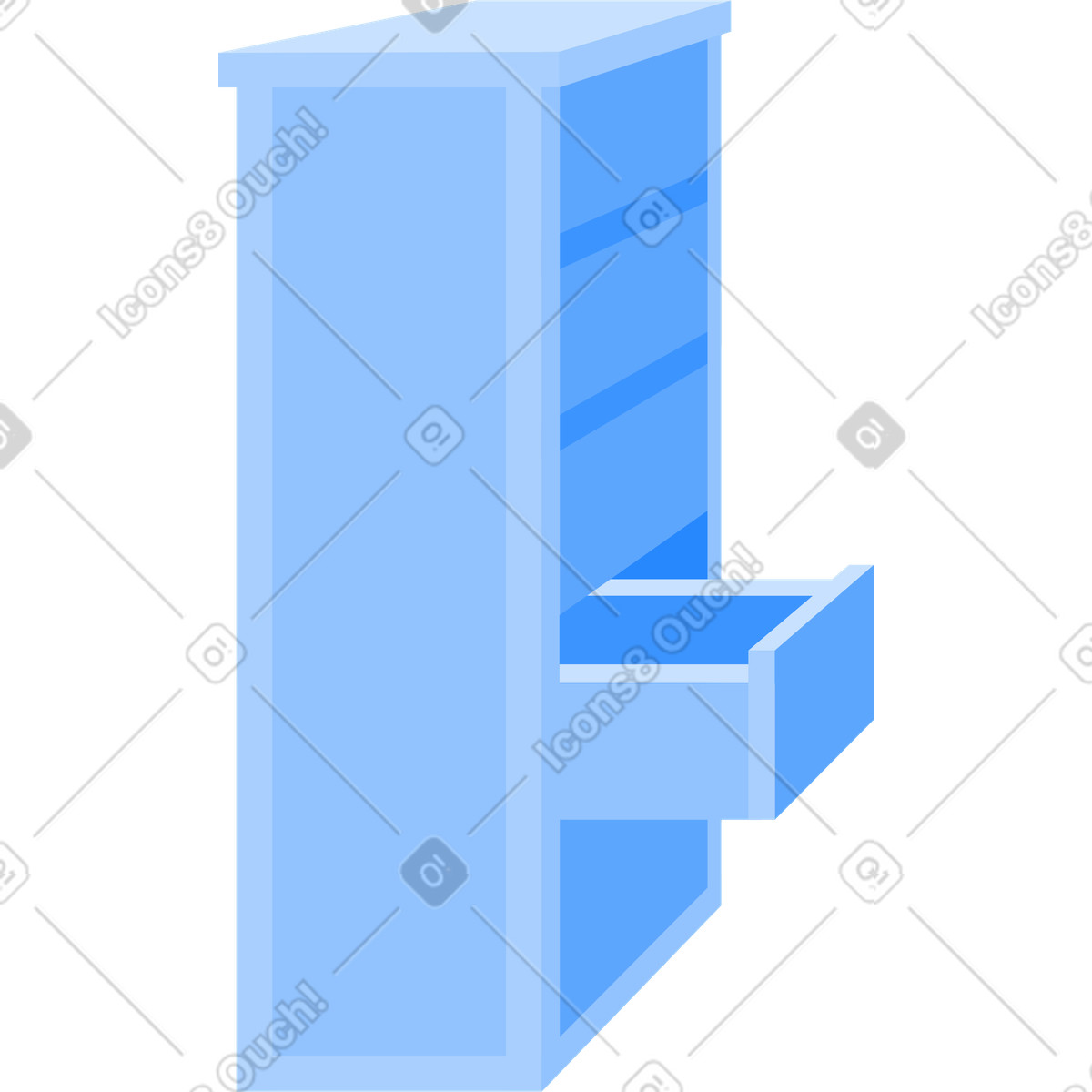 Illustration Commode dans le style Urban à télécharger aux formats PNG, SVG