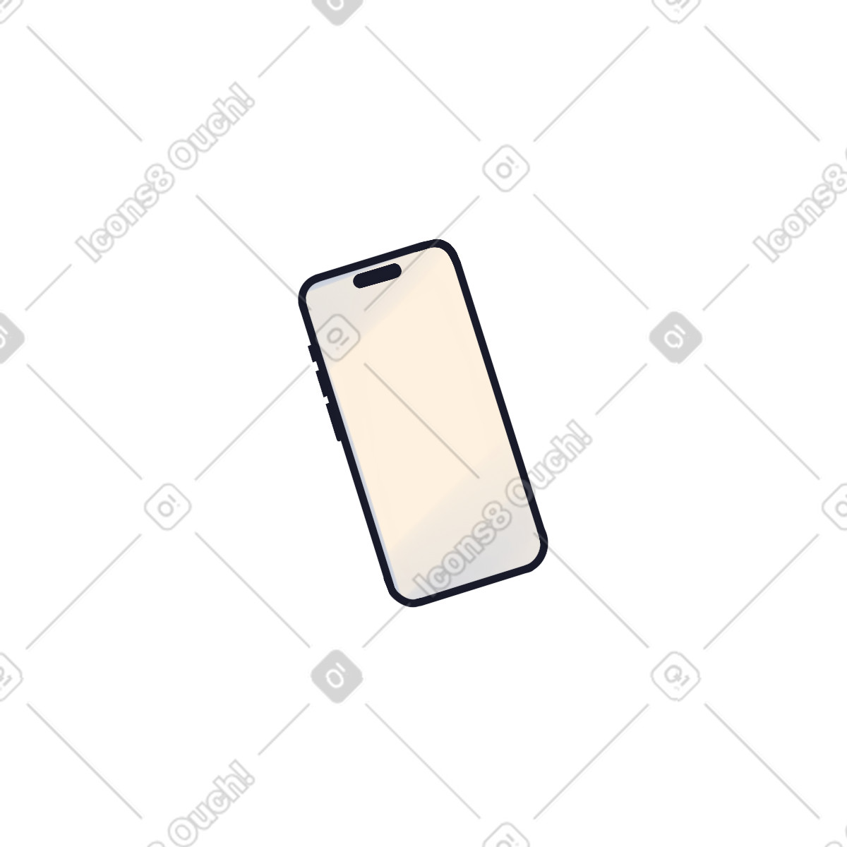 Illustration Phone dans le style Dynamic à télécharger aux formats PNG, SVG