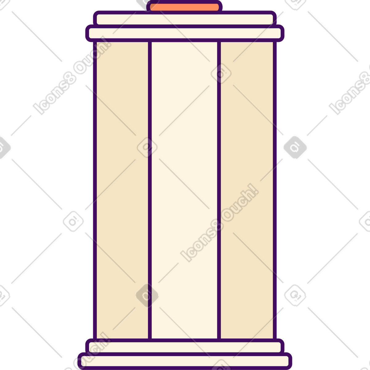 Ilustración Pulpit for performances en estilo Simplistic a descargar en PNG y SVG