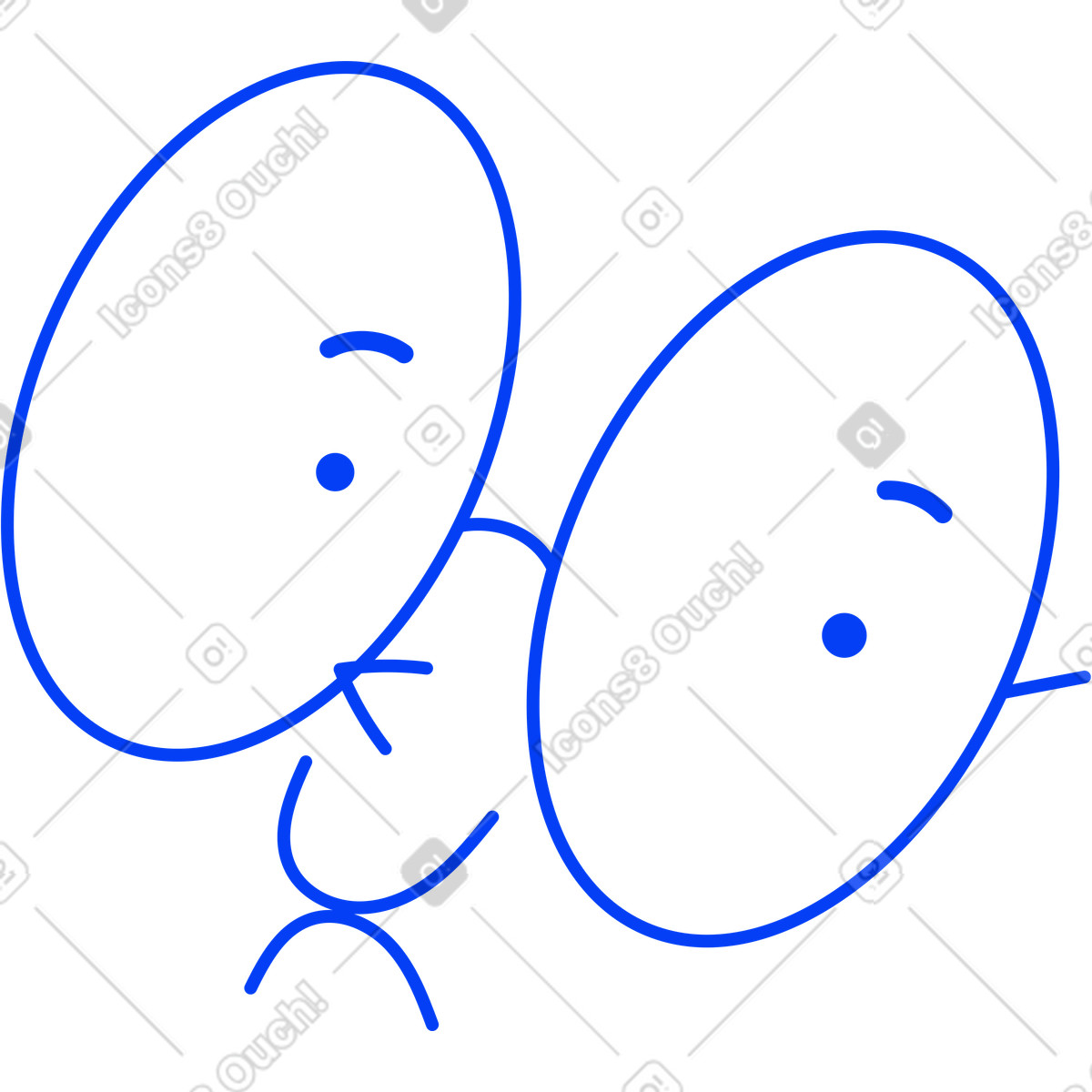 Buddy 스타일의 얼굴 일러스트레이션 PNG, SVG 다운로드