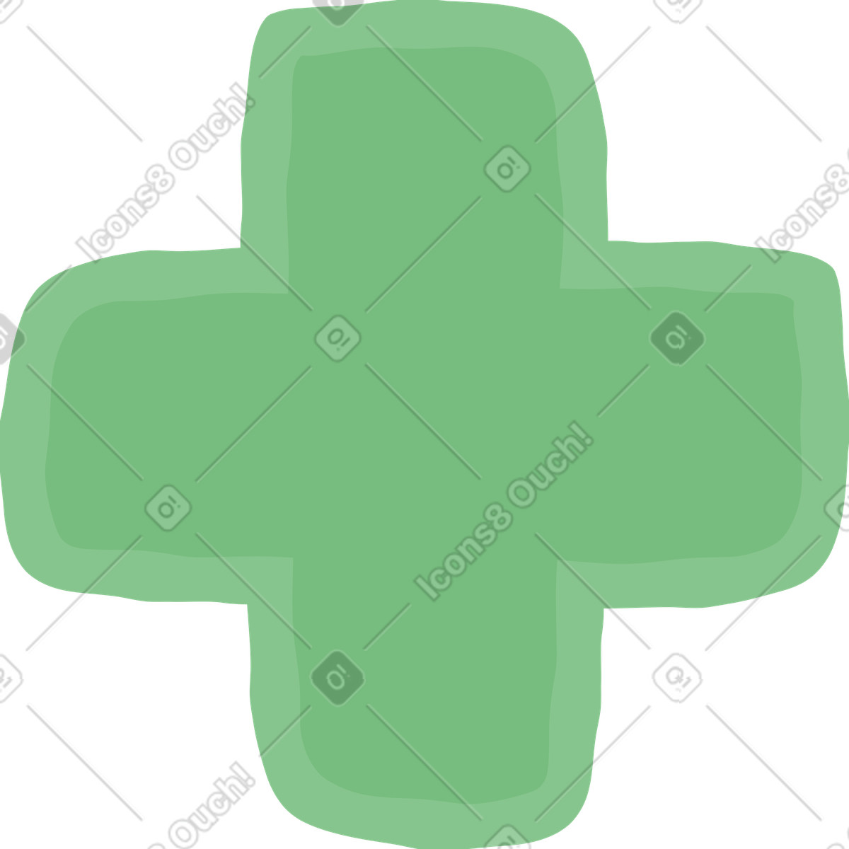 Plus illustration in Stripy style download in PNG, SVG