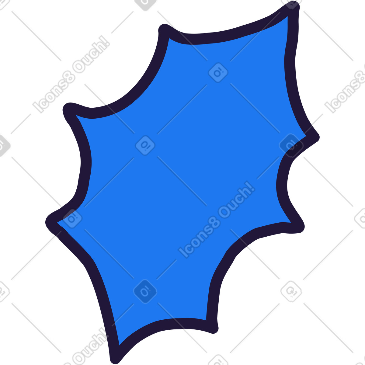 Leaf illustrazione in stile Conifer scarica in PNG, SVG