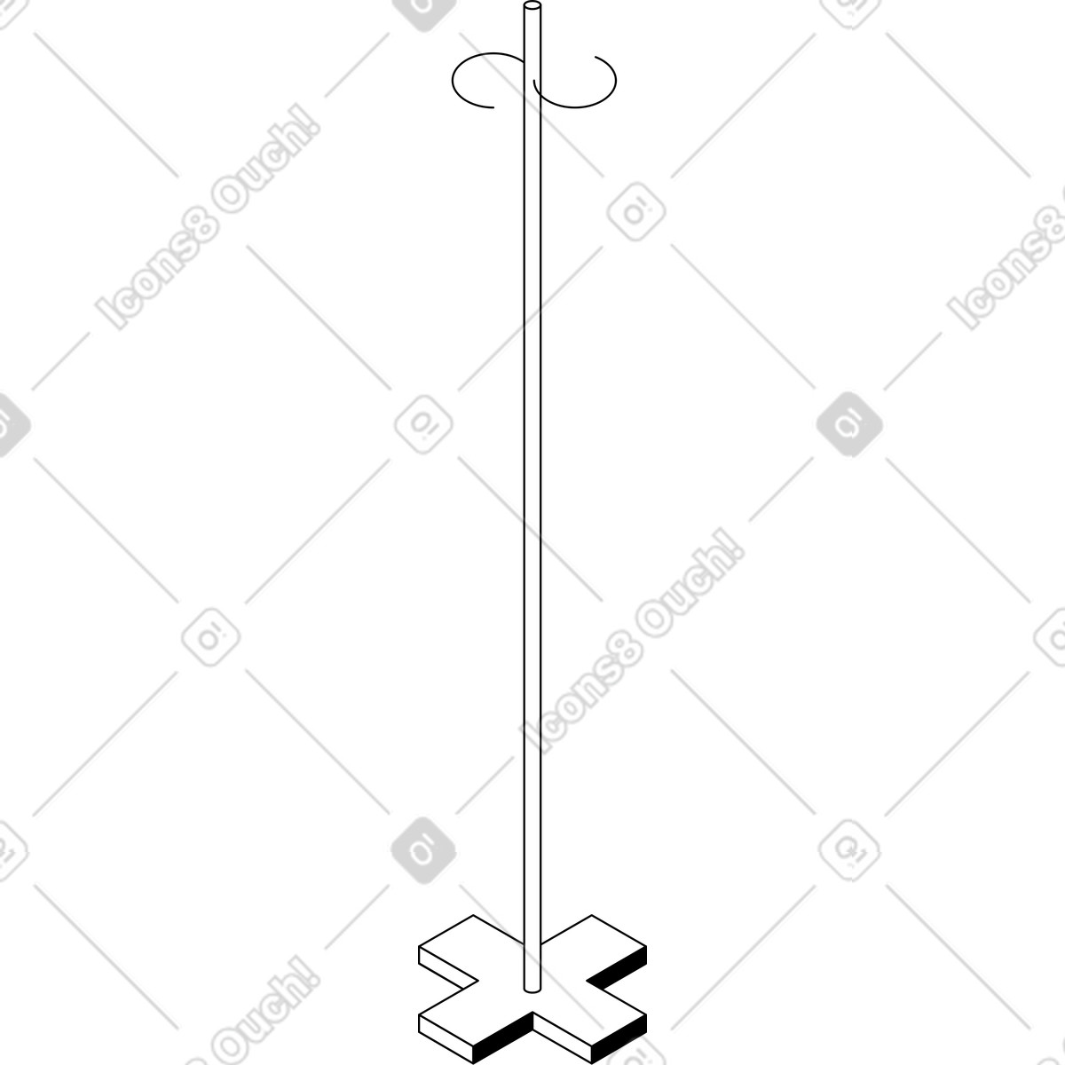 Fallen-Illustration im Isometric-Stil als Download in PNG, SVG