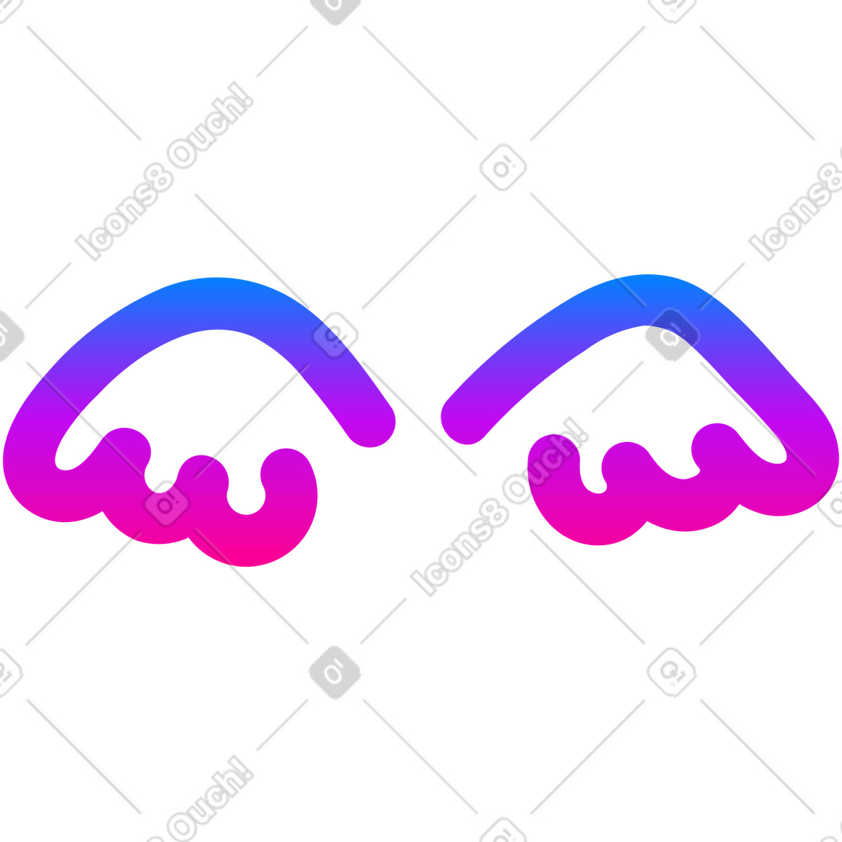 Vibrant スタイルの 翼 のイラストをPNG、SVG形式でダウンロード