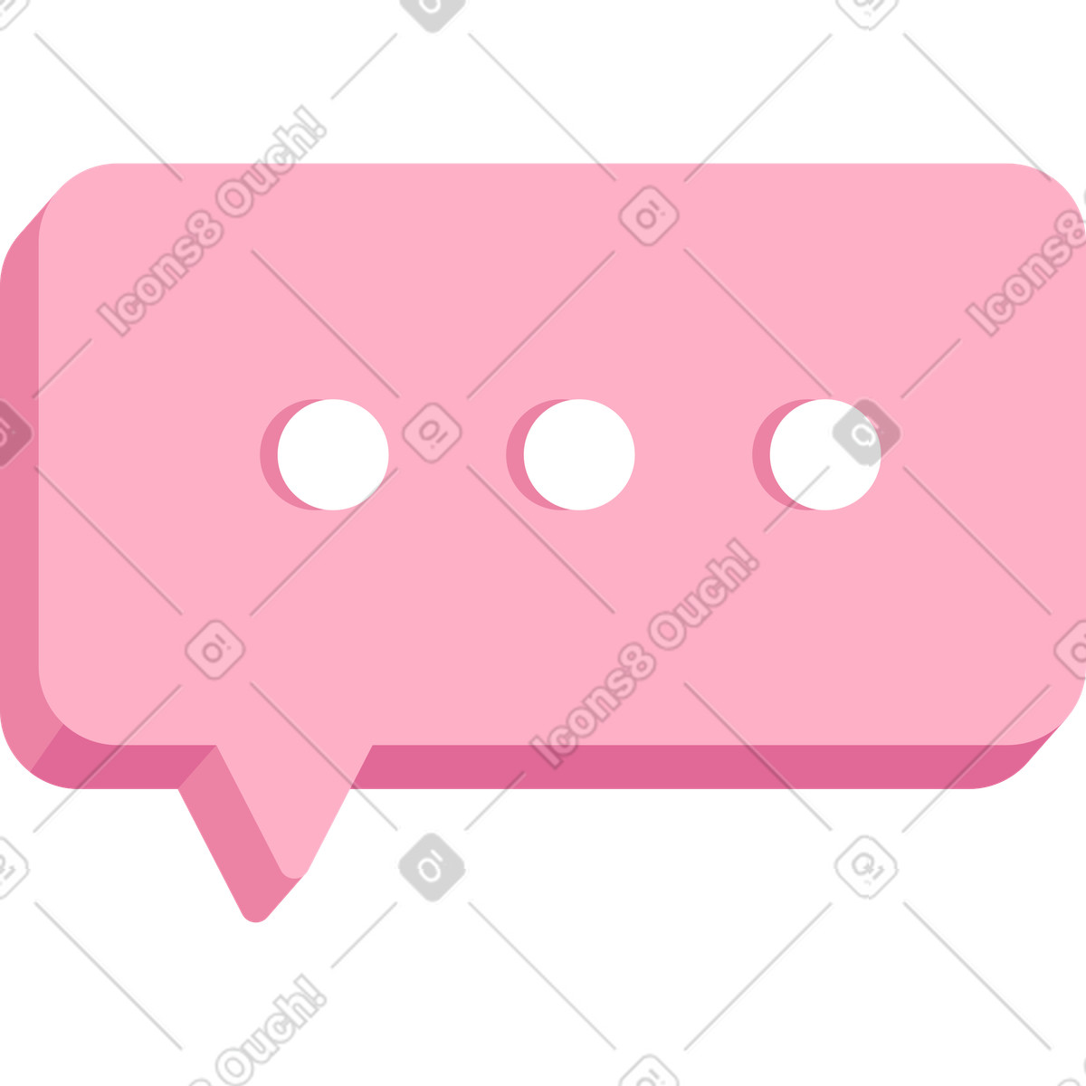 Bolla illustrazione in stile Social scarica in PNG, SVG