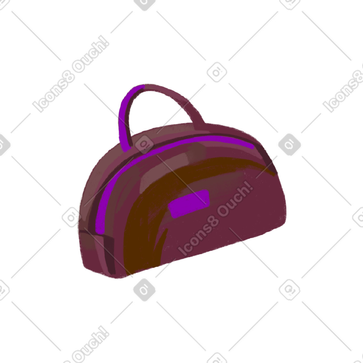 Atomic スタイルの Bag red のイラストをPNG、SVG形式でダウンロード