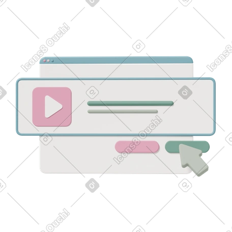 Web要素 Casual life スタイルの 3D Song picking window のイラストをPNG、SVG形式でダウンロード