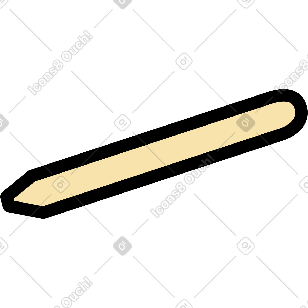 Notes スタイルの ペン のイラストをPNG、SVG形式でダウンロード