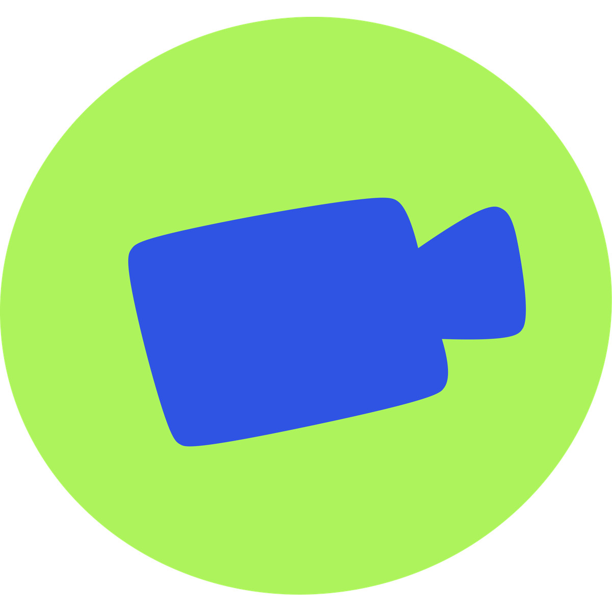 Bouncy 스타일의 Video camera button 일러스트레이션 PNG, SVG 다운로드