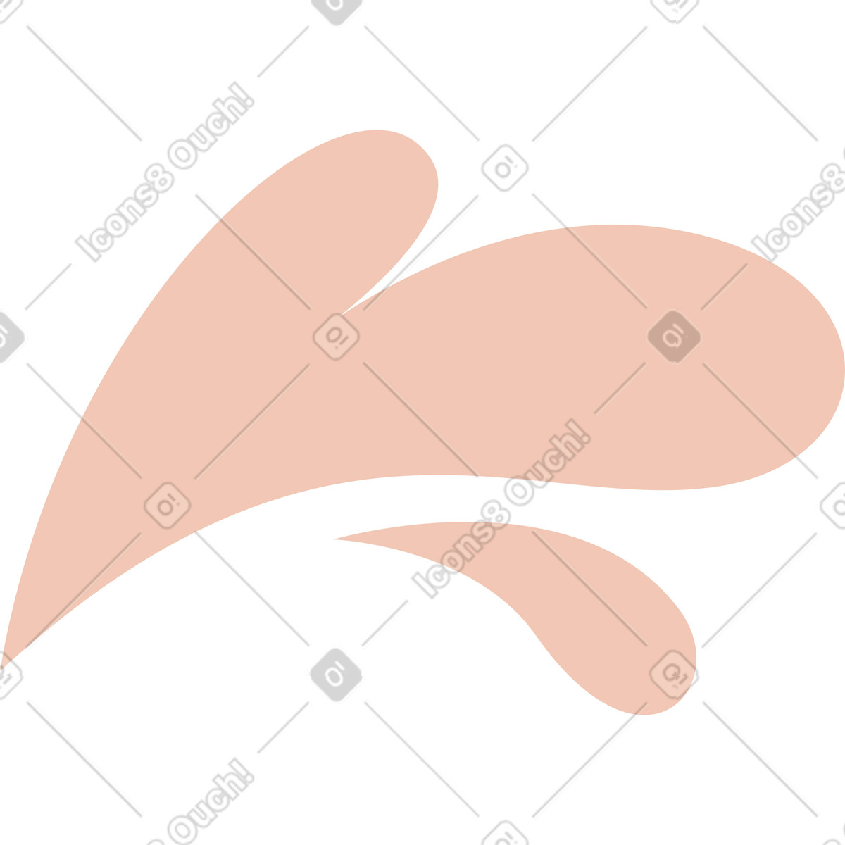 Orange スタイルの 装飾スプレー のイラストをPNG、SVG形式でダウンロード