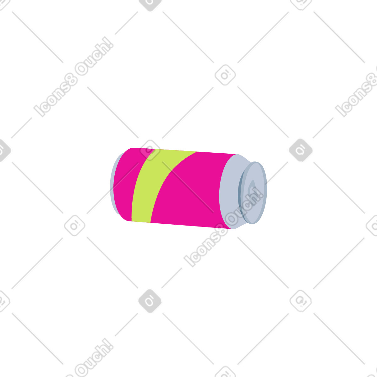 Can illustration in Everyday style download in PNG, SVG