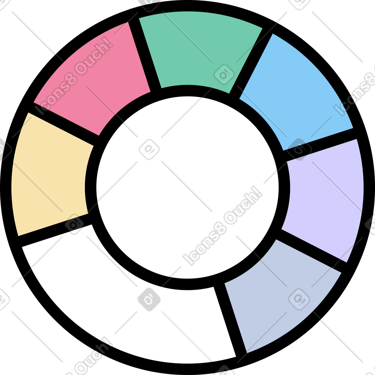 Tavolozza illustrazione in stile Notes scarica in PNG, SVG
