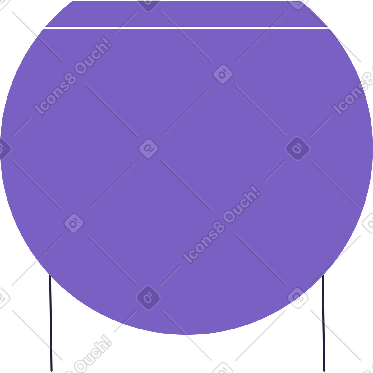 The witch's cauldron illustration in Mellow style download in PNG, SVG
