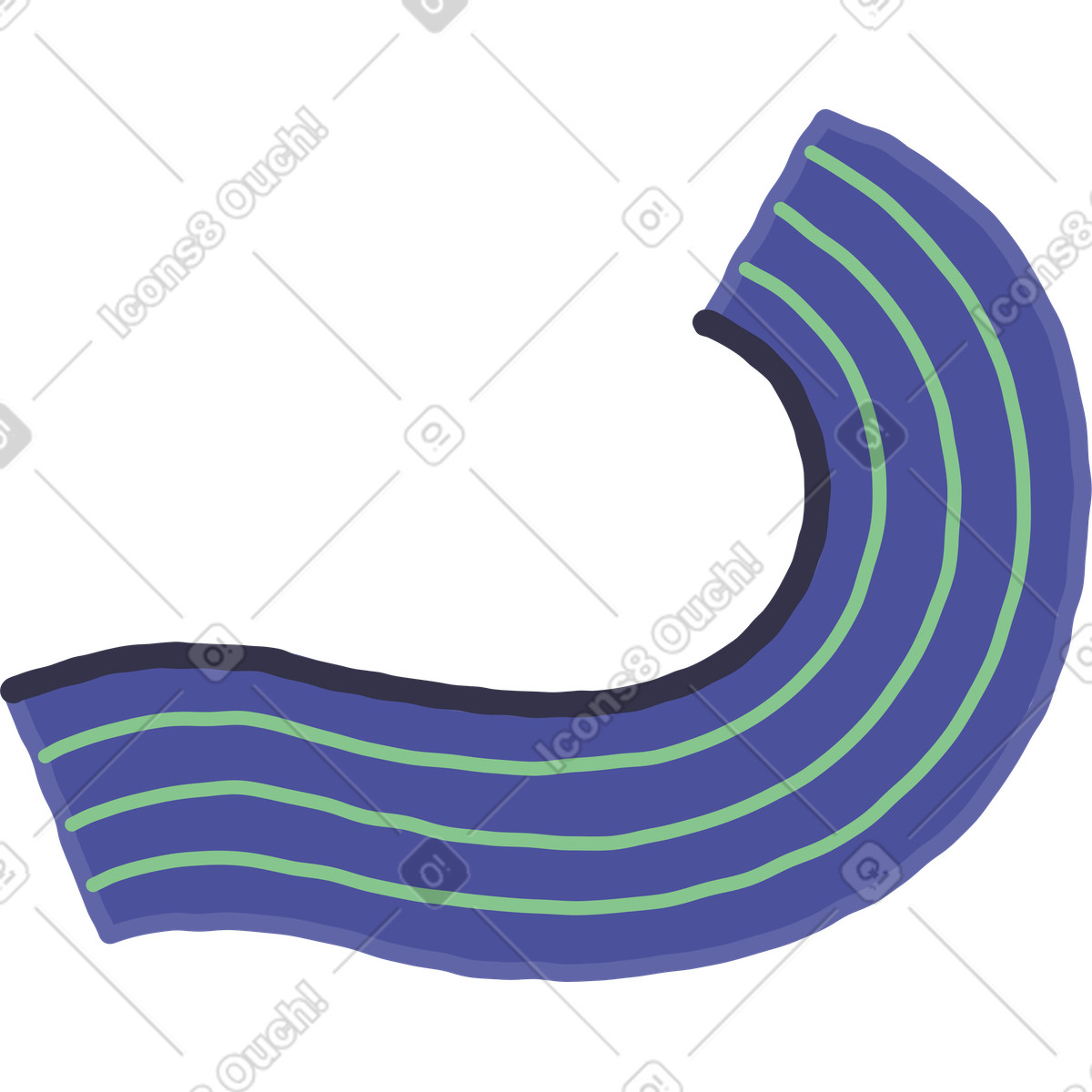 下载 Stripy 风格的 臂 插画，支持 PNG、SVG 格式