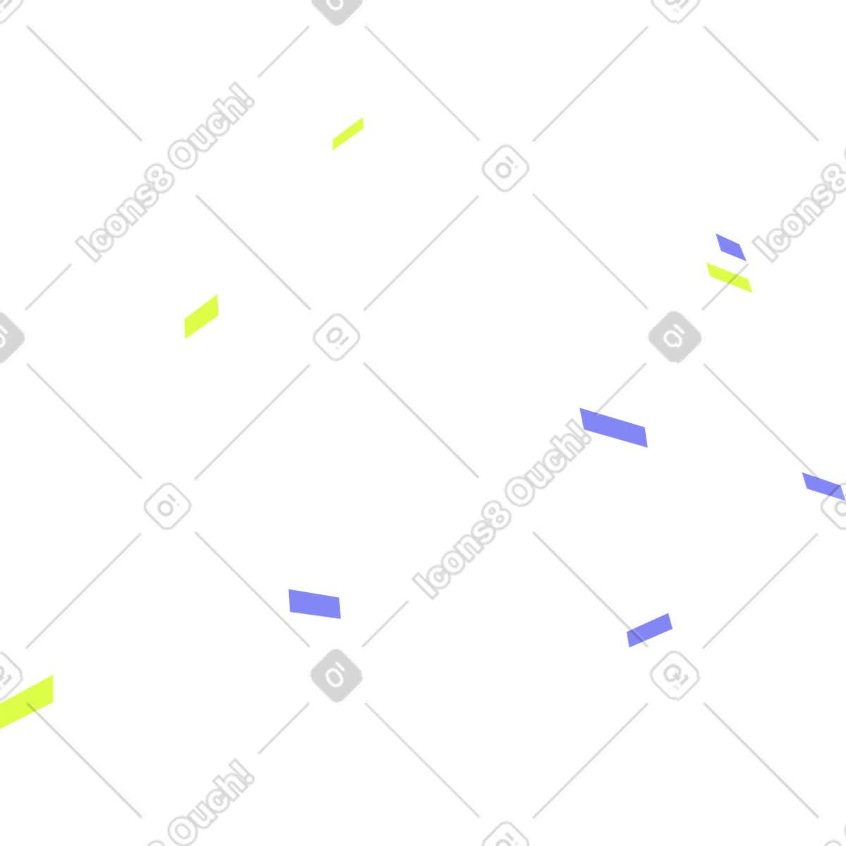 Pixel volanti illustrazione in stile Glow scarica in PNG, SVG