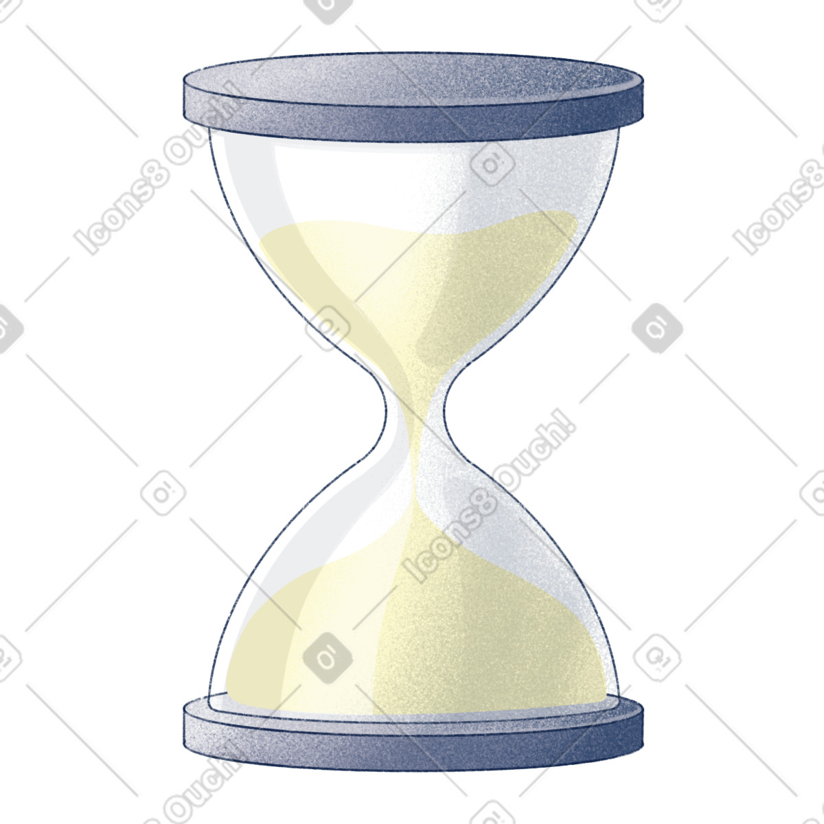 Haze スタイルの Hourglass のイラストをPNG、SVG形式でダウンロード