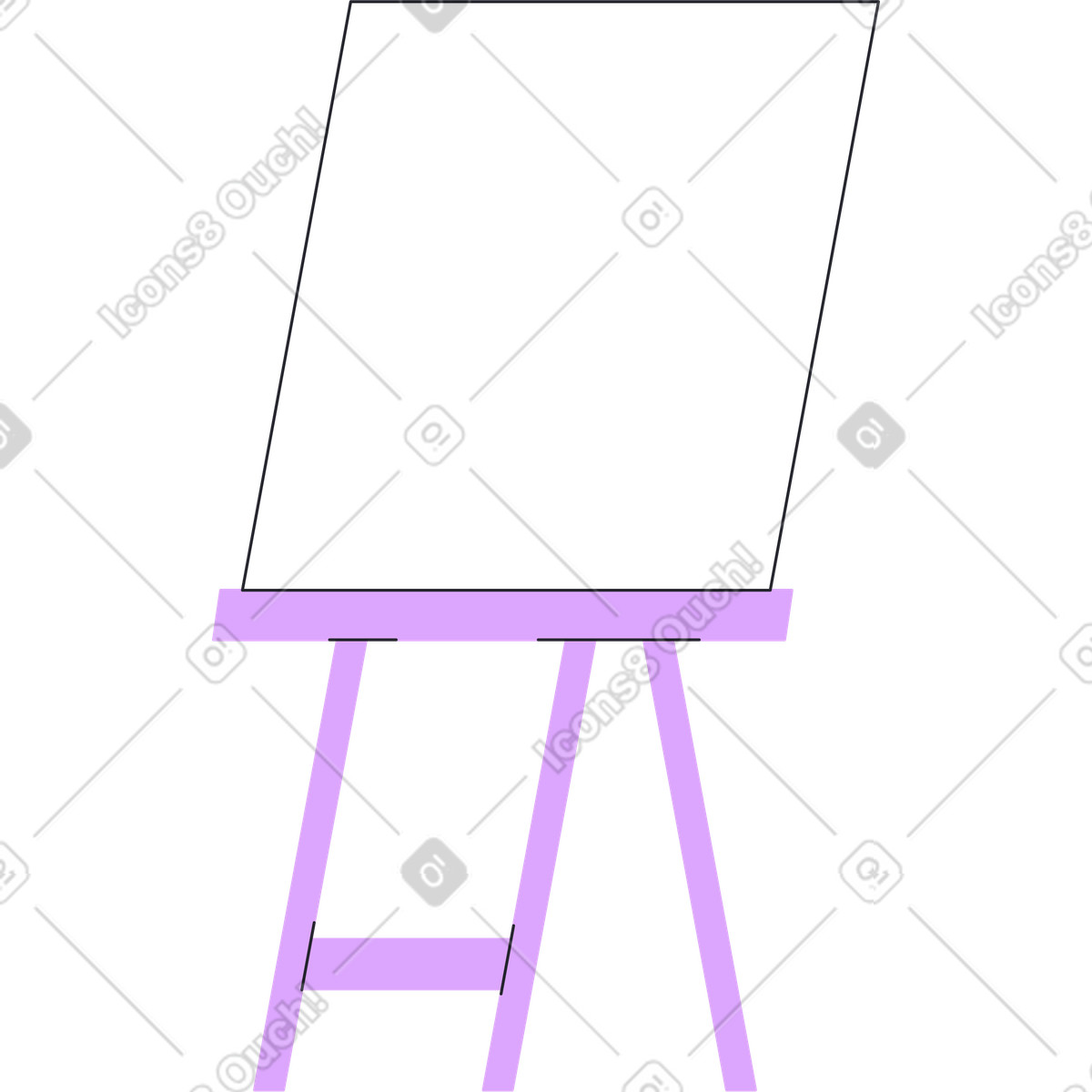 下载 Grapy 风格的 大画架 插画，支持 PNG、SVG 格式