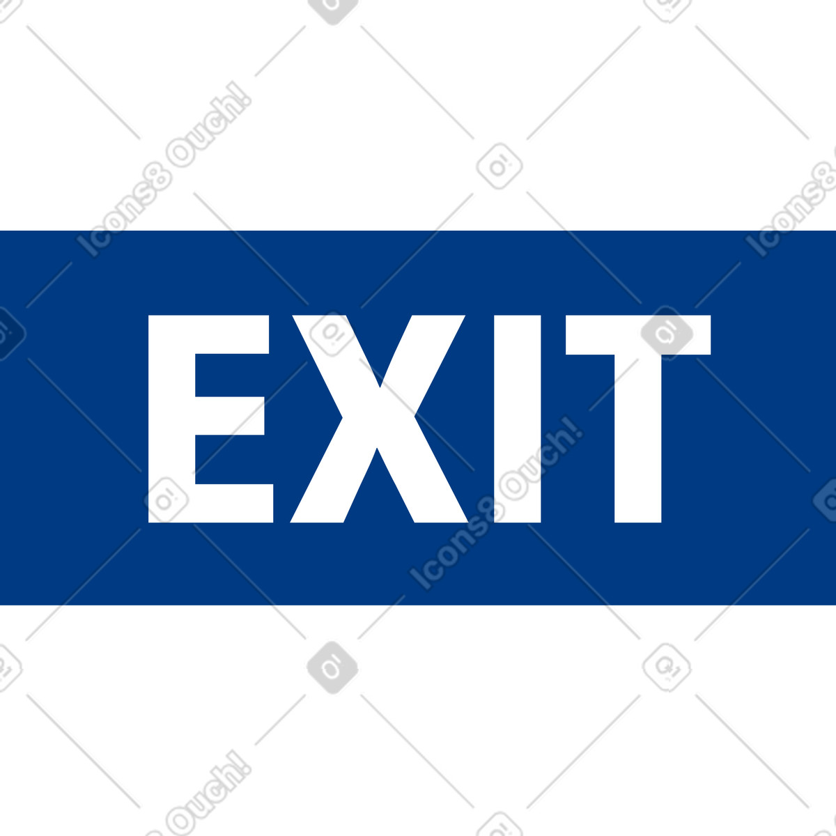 Exit illustration in Urban style download in PNG, SVG