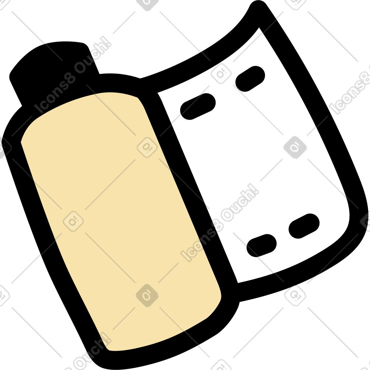 Notes 스타일의 사진 필름 일러스트레이션 PNG, SVG 다운로드