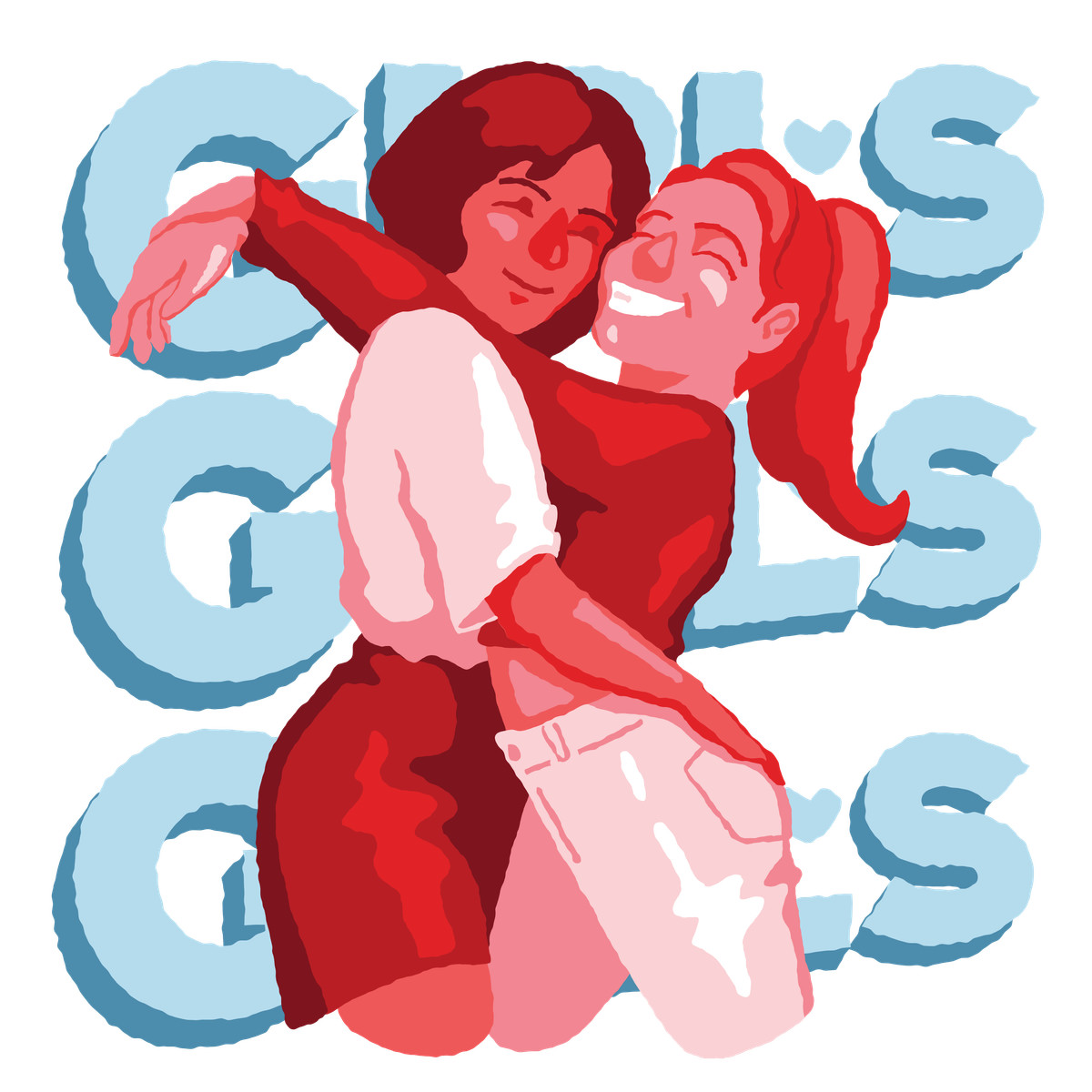 Illustration Girls are dans le style Cherry à télécharger aux formats PNG, SVG