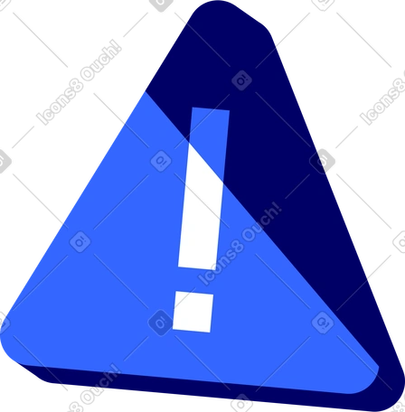 Signo de exclamación en el signo de peligro del triángulo PNG, SVG