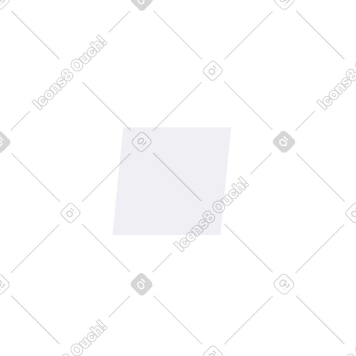 Illustration animée Carré d'argent dans le style Jaconda à télécharger aux formats GIF, Lottie (JSON), AE