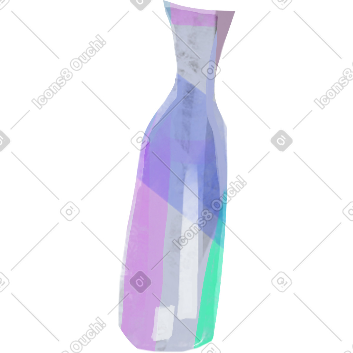 下载 Atomic 风格的 Glass vase 插画，支持 PNG、SVG 格式