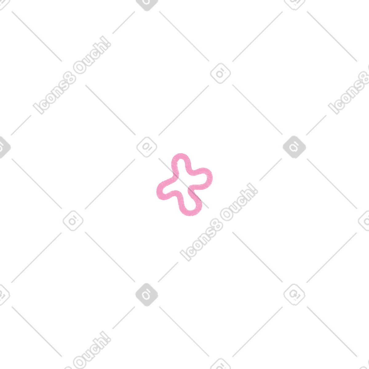 Ilustração de Mancha rosa em no estilo Tutti para baixar em PNG, SVG
