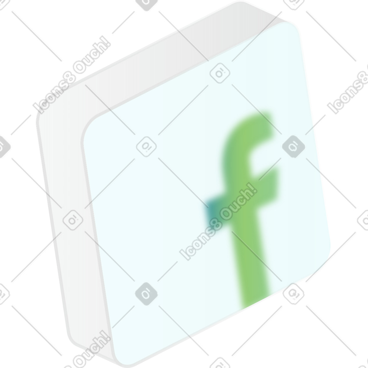 下载 Morphis 风格的 Facebook图标 插画，支持 PNG、SVG 格式