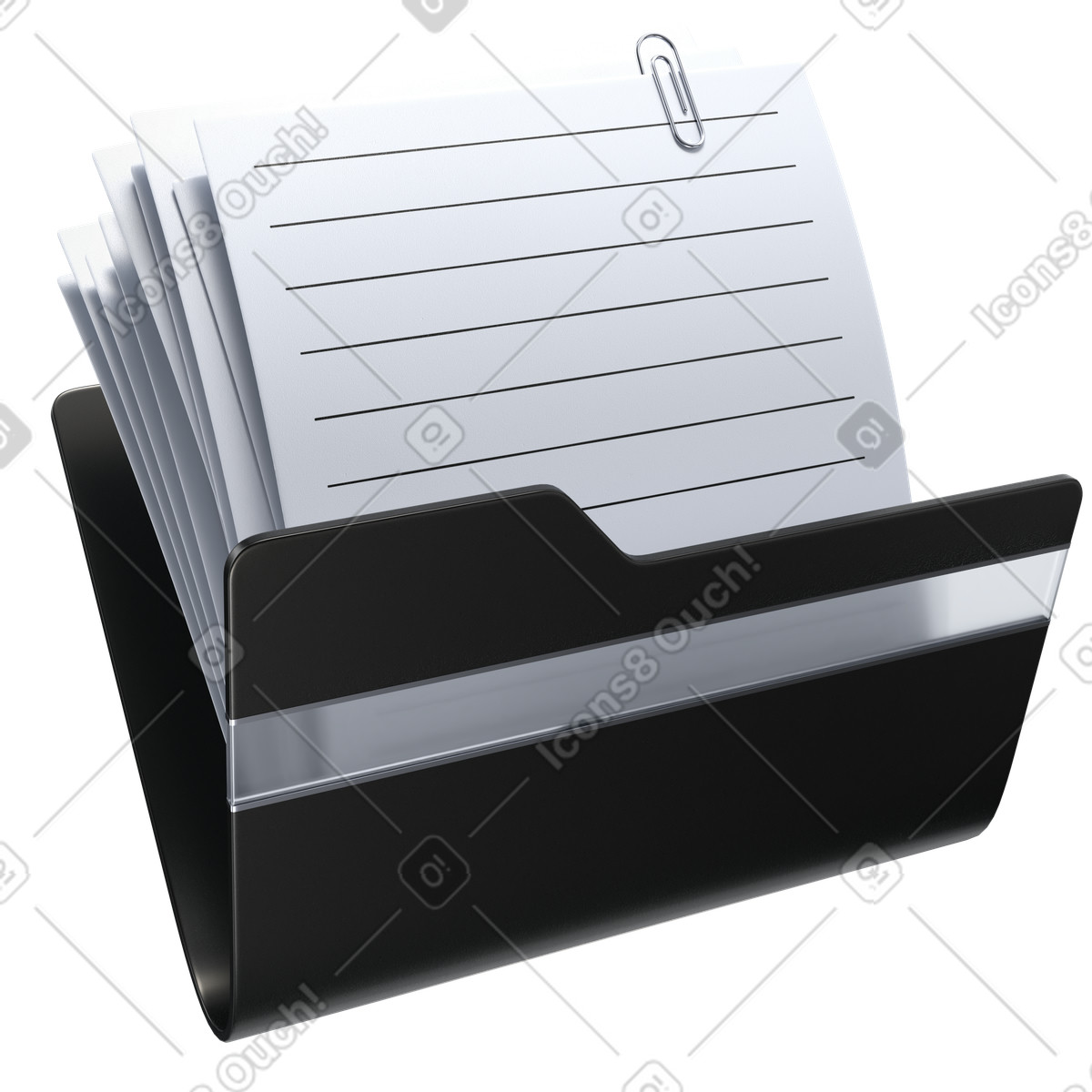 Document organization, Index card storage, Office workflow illustration in PNG, SVG